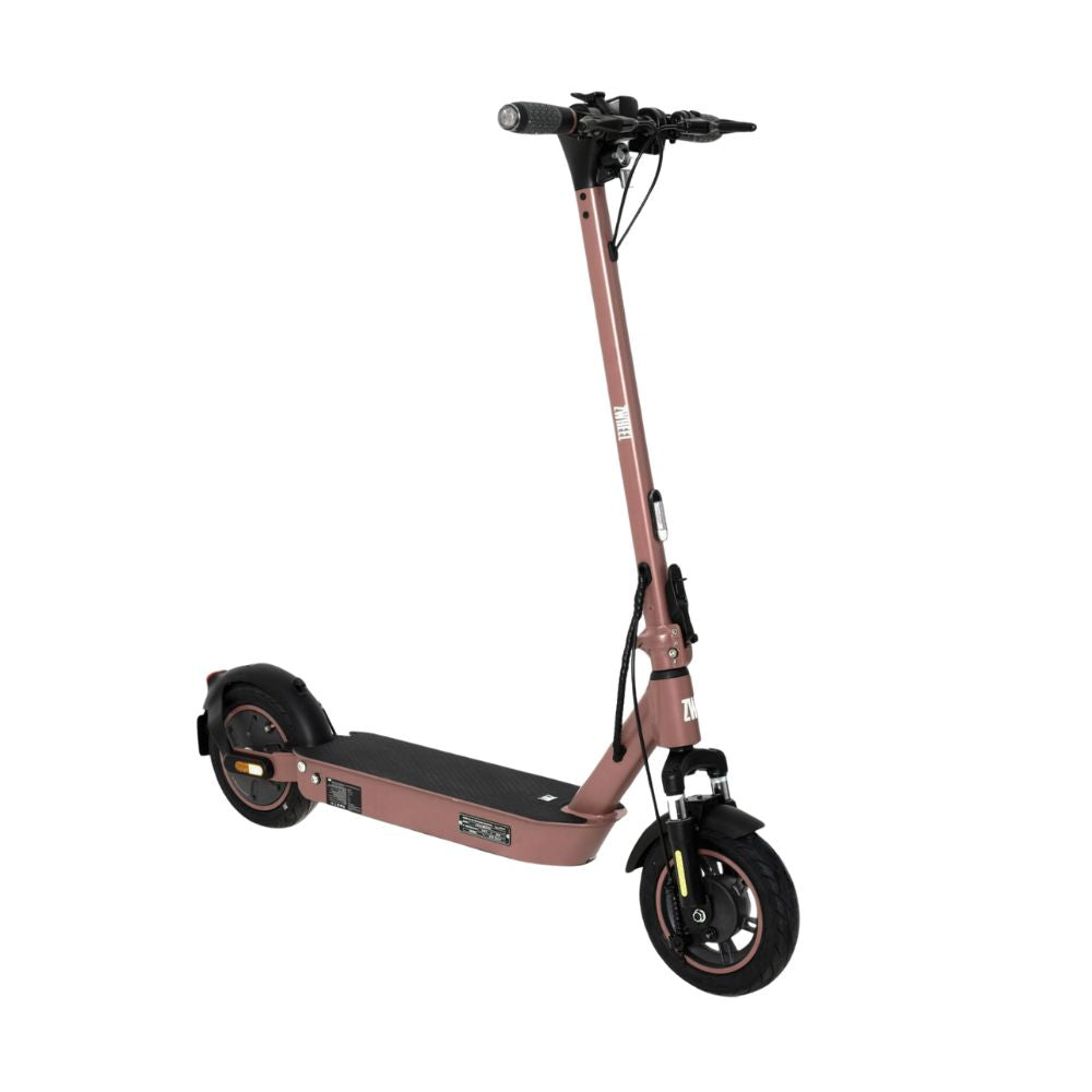 Monopattino_E9G elettrico pieghevole visto di lato su sfondo neutro.