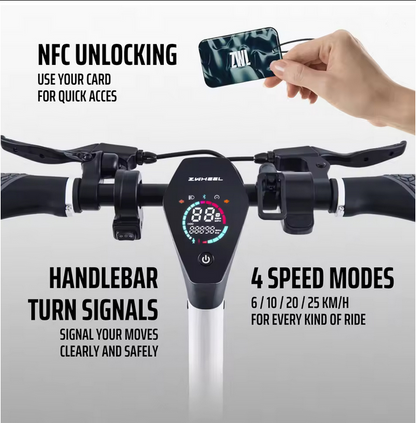 Monopattino Elettrico E9G con App e 4 Modalità