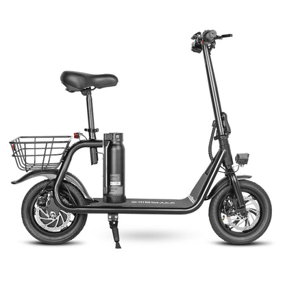 Monopattino Elettrico 350W 12" con Batteria Rimovibile